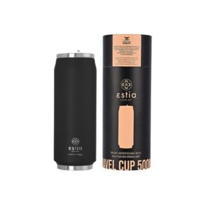 Estia Θερμός Travel Cup Save The Aegean 500ml Midnight Black 01-7843