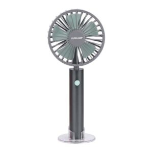 Eurolamp Ανεμιστήρας Χειρός Επαναφορτιζόμενος Φ10cm 5W Με USB Γκρι 300-20543 - Image 3