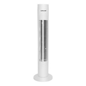 Eurolamp Ανεμιστήρας Πύργος Y83cm 50W Με Τηλεχειριστήριο Λευκό 300-24552