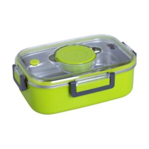 Ecolife Φαγητοδοχείο Θερμός 850ml Ανοξείδωτο Διπλού Τοιχώματος Πράσινο 33-BO-9052