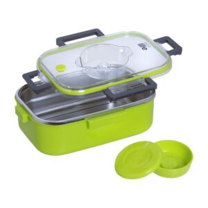 Ecolife Φαγητοδοχείο Θερμός 850ml Ανοξείδωτο Διπλού Τοιχώματος Πράσινο 33-BO-9052 - Image 2