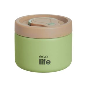 Ecolife Φαγητοδοχείο Θερμός 650ml Ανοξείδωτο Διπλού Τοιχώματος Πράσινο 33-BO-9095 - Image 4