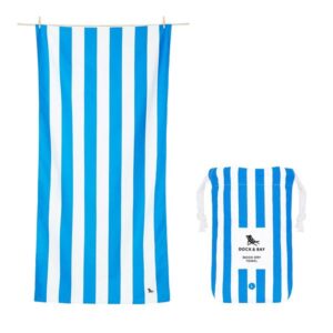 Dock And Bay Πετσέτα Θαλάσσης Μικροινών XL 200x90εκ Quickdry Cabana - Bondi Blue 5060668831045