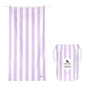 Dock And Bay Πετσέτα Θαλάσσης Μικροινών XL 200x90εκ Quickdry Cabana - Lombok Lilac 5060668833452