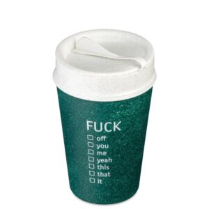 Koziol Iso Ποτήρι Θερμός 400ml Από Οργανικό Υλικό FUCK 8279705