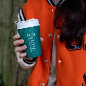 Koziol Iso Ποτήρι Θερμός 400ml Από Οργανικό Υλικό FUCK 8279705 - Image 2