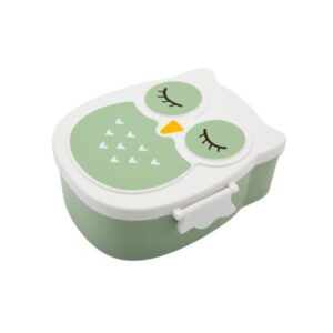 YUKO.B Δοχείο Φαγητού Snack Βox Owl Βεραμάν YB-300-004