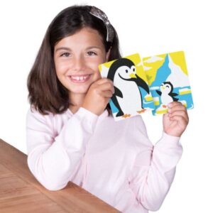 Sabbiarelli Μini Kit Με 6 Μαρκαδόρους Μαρμαρόσκονης Και 10 Κάρτες Για Ζωγραφική - Ζώα Του Κόσμου No1 SAB-100BK0601 - Image 7