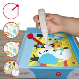 Sabbiarelli Μini Kit Με 6 Μαρκαδόρους Μαρμαρόσκονης Και 6 Κάρτες Για Ζωγραφική - Kατοικίδια SAB-100MK0608 - Image 2
