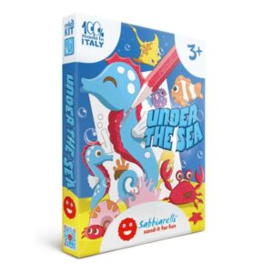 Sabbiarelli Μini Kit Με 6 Μαρκαδόρους Μαρμαρόσκονης Και 10 Κάρτες Για Ζωγραφική - Θάλασσα SAB-100MK0609 - Image 6