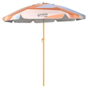 Estia Ομπρέλα Θαλάσσης Summer Daze 2m Με Προστασία UPF 50+ Αλουμινίου 00-13218