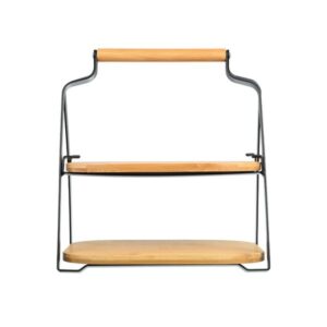 Estia Δίσκος Σερβιρίσματος Bamboo Essentials Διώροφος 20x26x28cm 01-20811 - Image 3