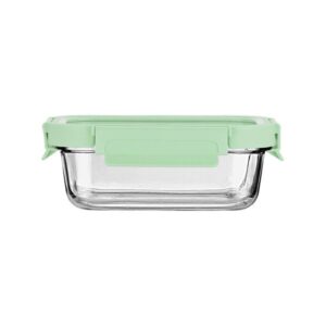 Estia Φαγητοδοχείο Από Βοριοπυριτικό Γυαλί Click And Seal 640ml 18.9x14.5x6.7cm Με Πλαστικό Καπάκι Mint 01-26561 - Image 2
