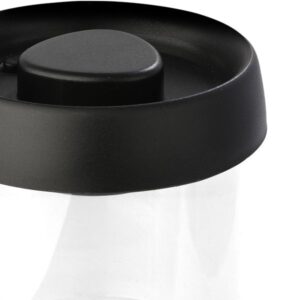 Estia Δοχείο Αποθήκευσης Κενού Αέρος Γυάλινο 450ml Με Καπάκι Μαύρο 01-27841 - Image 3