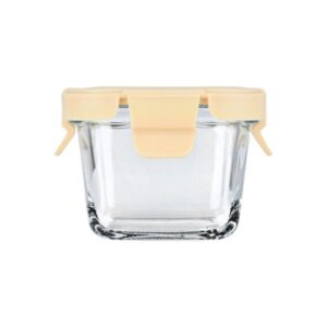 Estia Φαγητοδοχείο Από Βοριοπυριτικό Γυαλί Click And Seal 160ml 9.2x9.2x6.3cm Με Πλαστικό Καπάκι Ivory 01-29814 - Image 2