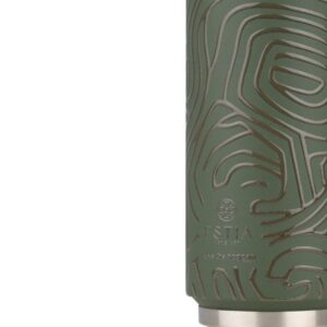 Estia Θερμός Travel Cup Save The Aegean 500ml Olive Flow 01-31237 - Image 2
