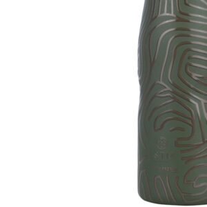 Estia Θερμός Παγούρι Travel Flask Save The Aegean 500ml Olive Flow 01-31572 - Image 3
