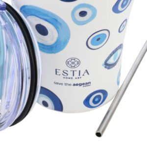 Estia Θερμός - Κούπα Coffee Mug Save the Aegean 350ml Spirit Of Luck 01-31749 - Image 3