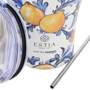 Estia Θερμός - Κούπα Coffee Mug Save the Aegean 350ml Amalfi Coast 01-31756 - Image 3