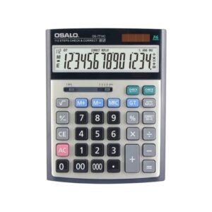 Osalo Αριθμομηχανή Γραφείου Dual Power 14 Ψηφίων OS-7714C 040009
