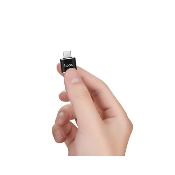 Hoco Αντάπτορας UA5 USB-C Σε USB OTG 2.4A Μαύρο 064121 - Image 3