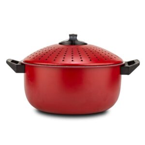 Nava Κατσαρόλα Με Καπάκι - Σουρωτήρι Φ24cm 4.5lt Taurus Και Αντικολλητική Επίστρωση Stone 10-103-132