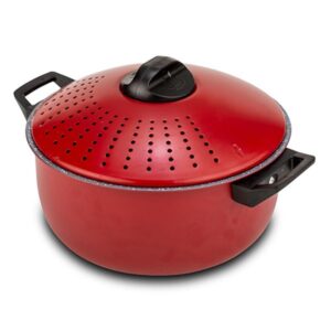 Nava Κατσαρόλα Με Καπάκι - Σουρωτήρι Φ24cm 4.5lt Taurus Και Αντικολλητική Επίστρωση Stone 10-103-132 - Image 9
