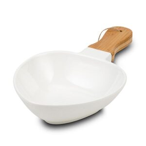 Nava Σαλατιέρα Terrestrial Πορσελάνινη 38cm Με Χερούλι Bamboo 10-263-022