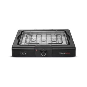 Izzy Επιτραπέζια Ηλεκτρική Ψησταριά Σχάρας 2400W BBQ Texas 2400 IZ-8102 Μαύρη 223785