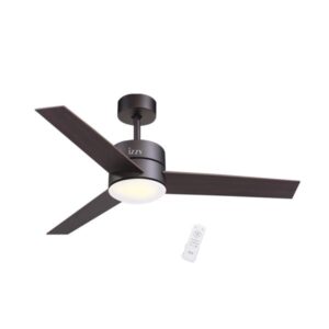 Izzy Ανεμιστήρας Οροφής Φ132cm DC65W Με LED Φως CCT IZ-9031 Καφέ 224428