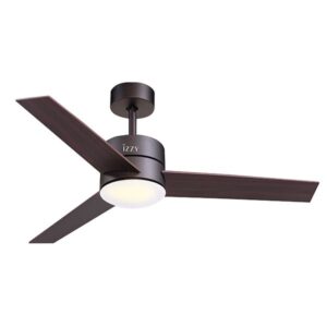 Izzy Ανεμιστήρας Οροφής Φ132cm DC65W Με LED Φως CCT IZ-9031 Καφέ 224428 - Image 2