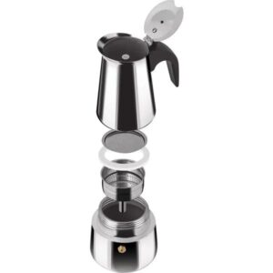 Lamart Καφετιέρα – Μπρίκι Espresso Χειρός 300ml Kaffe Ανοξείδωτο LT7077 - Image 3