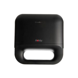 Hobby Τοστιέρα 2 Θέσεων 750W Με Αντικολλητικές Γκριλ Πλάκες HSM-40451 Μαύρη 400451