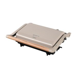 Primo Τοστιέρα Panini Αντικολλητικές Πλάκες 1000W PRPT-40493 Wooden-Γκρι 400493