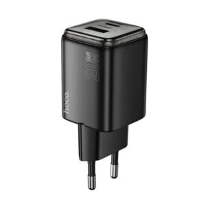 Hoco Φορτιστής Ταξιδίου Monsoon N52 Με 1xUSB-A QC3.0 20W Kαι USB-C PD20W Μαύρος 630368 - Image 4
