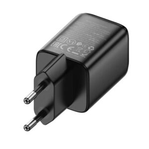 Hoco Φορτιστής Ταξιδίου Monsoon N52 Με 1xUSB-A QC3.0 20W Kαι USB-C PD20W Μαύρος 630368 - Image 3
