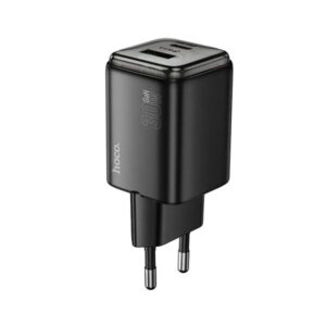 Hoco Φορτιστής Ταξιδίου Monsoon N53 Με 1xUSB-A QC3.0 30W Kαι USB-C PD30W Μαύρος 630429 - Image 2