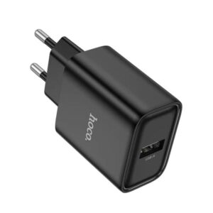 Hoco Φορτιστής Ταξιδίου River DC72 Με 1xUSB-A 5V 2.1A Μαύρος 642996