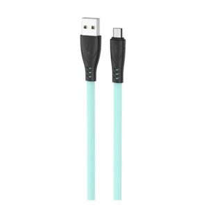 Hoco Καλώδιο Σύνδεσης X42 USB Σε Micro-USB 2.4A Fast Charging Με Ανθεκτική Σιλικόνη 1m Πράσινο 719263 - Image 2