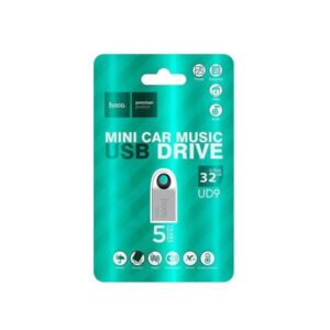 Hoco Flash Drive Mini Car Music UD9 Insightful 32GB USB 2.0 Mini Size Ασημί 725769 - Image 2