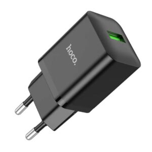Hoco Φορτιστής Ταξιδίου Maxim N26 Με 1xUSB-A 18W Μαύρος 783387