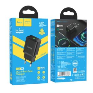 Hoco Φορτιστής Ταξιδίου Maxim N26 Με 1xUSB-A 18W Μαύρος 783387 - Image 3