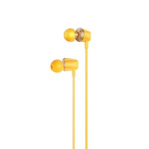 Hoco Ακουστικά Hands Free M107 Discoverer 3.5mm 1.2m Κίτρινο 794598 - Image 2
