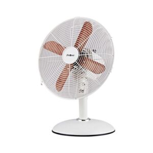 Primo Ανεμιστήρας Επιτραπέζιος Φ30cm 40Watts PRΤF-80621 Λευκό-Ξύλο 800621