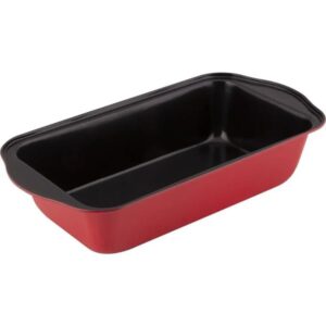 Lamart Φόρμα Κέικ Ορθογώνια Με Καπάκι 29×15×6.5cm Μαύρο-Κόκκινο LT3100 - Image 3