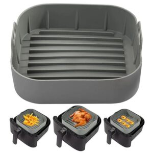 IQ Ταψί Σιλικόνης Για Φριτέζα Αέρος - Air Fryer 20.5x20.5x5.5cm AFS-22 - Image 3