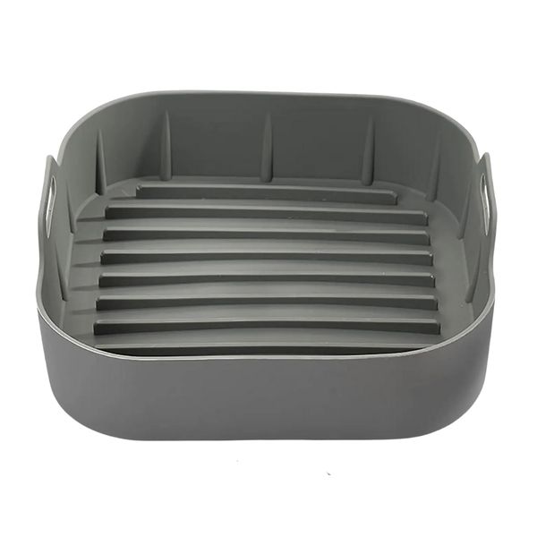 afs-22-6_600_600 IQ Ταψί Σιλικόνης Για Φριτέζα Αέρος - Air Fryer 20.5x20.5x5.5cm AFS-22 - Image 1