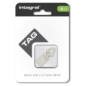 Integral Flash Drive 8GB Μεταλλικό USB 2.0 Ασημί IN999763 - Image 2
