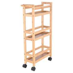 Estia Τρόλεϊ Οργάνωσης Bamboo Essentials 3 Επιπέδων 36x15x74cm 01-27575 - Image 2
