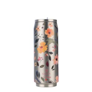 Estia Θερμός Travel Cup Save The Aegean 500ml Silver Botanic 01-31299